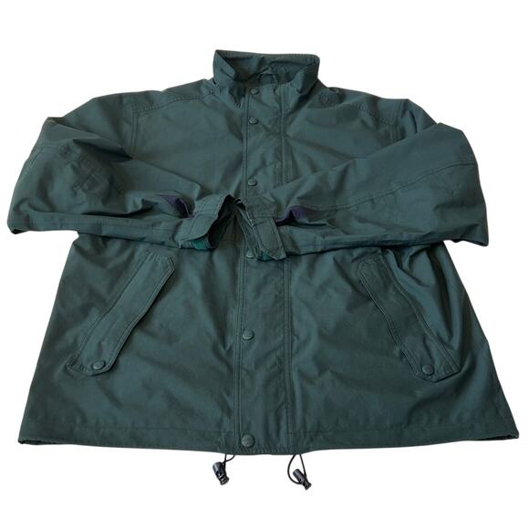 Vintage L.L. Bean Jacket Men's Gore-Tex Windbreaker Rain Coat Forest Green L-Reg - Picture 1 of 10
